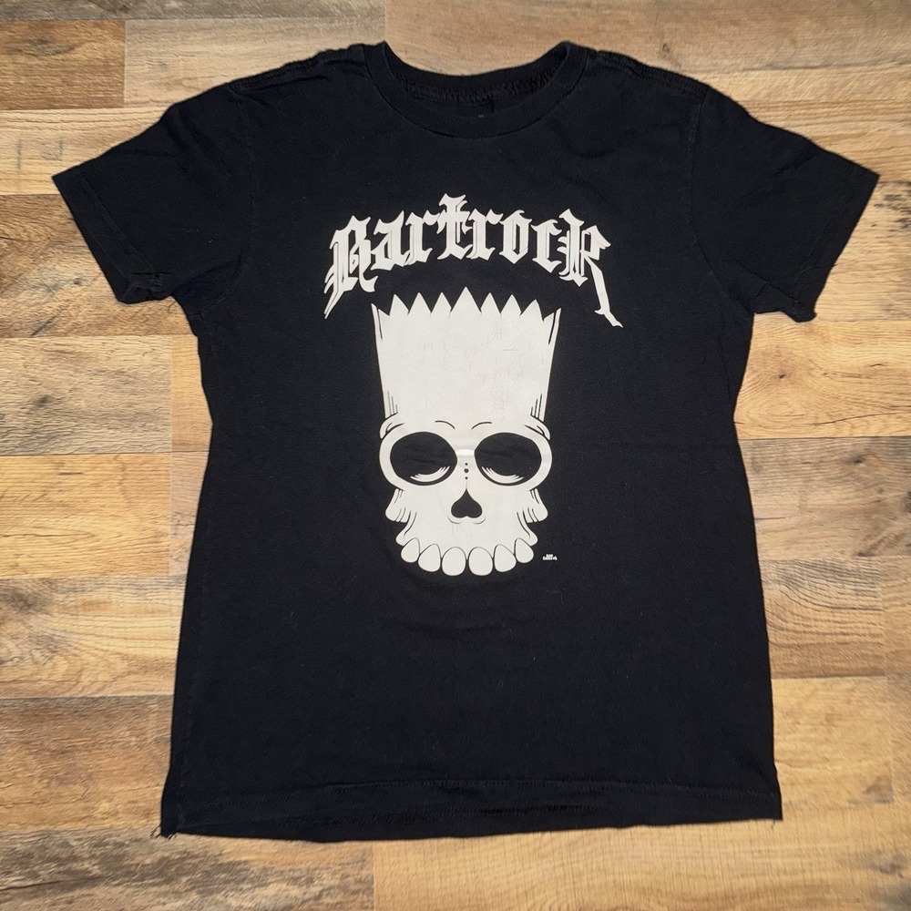 The Simpsons Bartrock Black T Shirt Size M